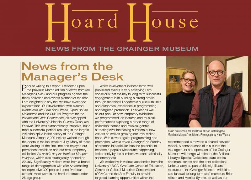Hoard House magazine