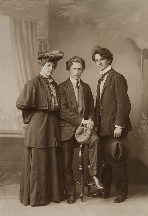 Alfhild de Luce, Percy Grainger and Herman Sandby on tour in Denmark 1904 -1905.