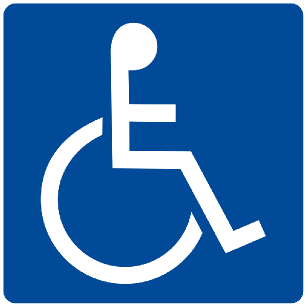 wheelchair accessible sign